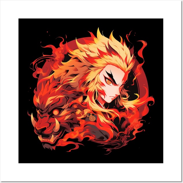 rengoku Wall Art by piratesnow